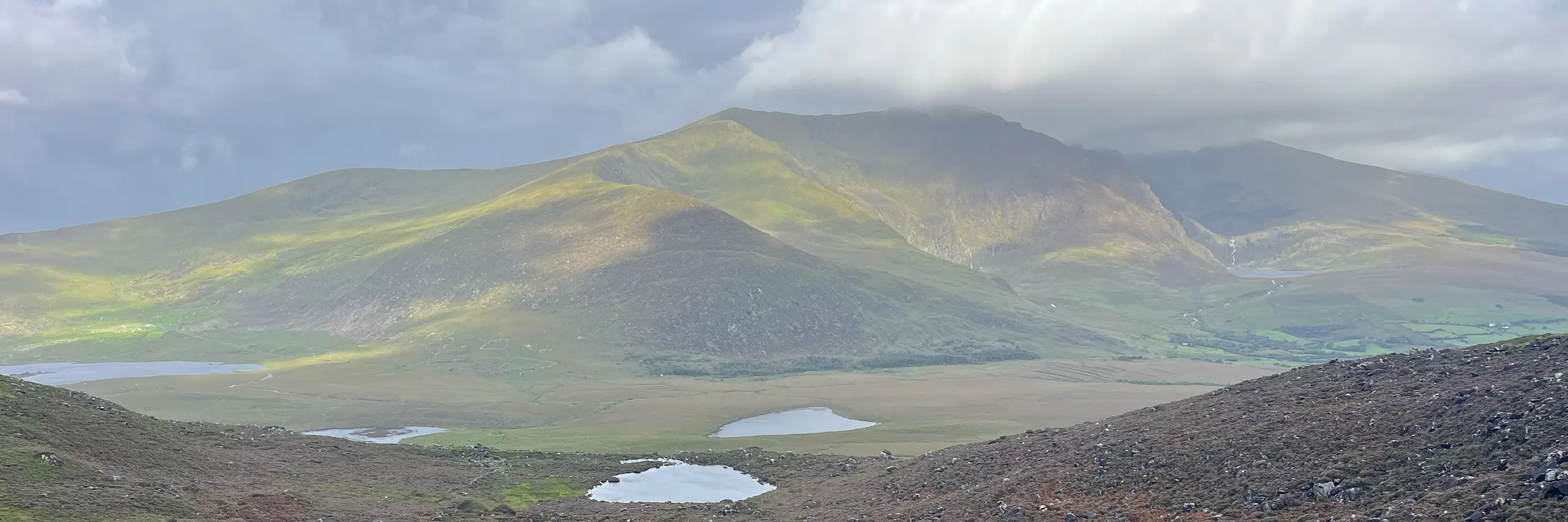 Dramatic view of Irish Mountains