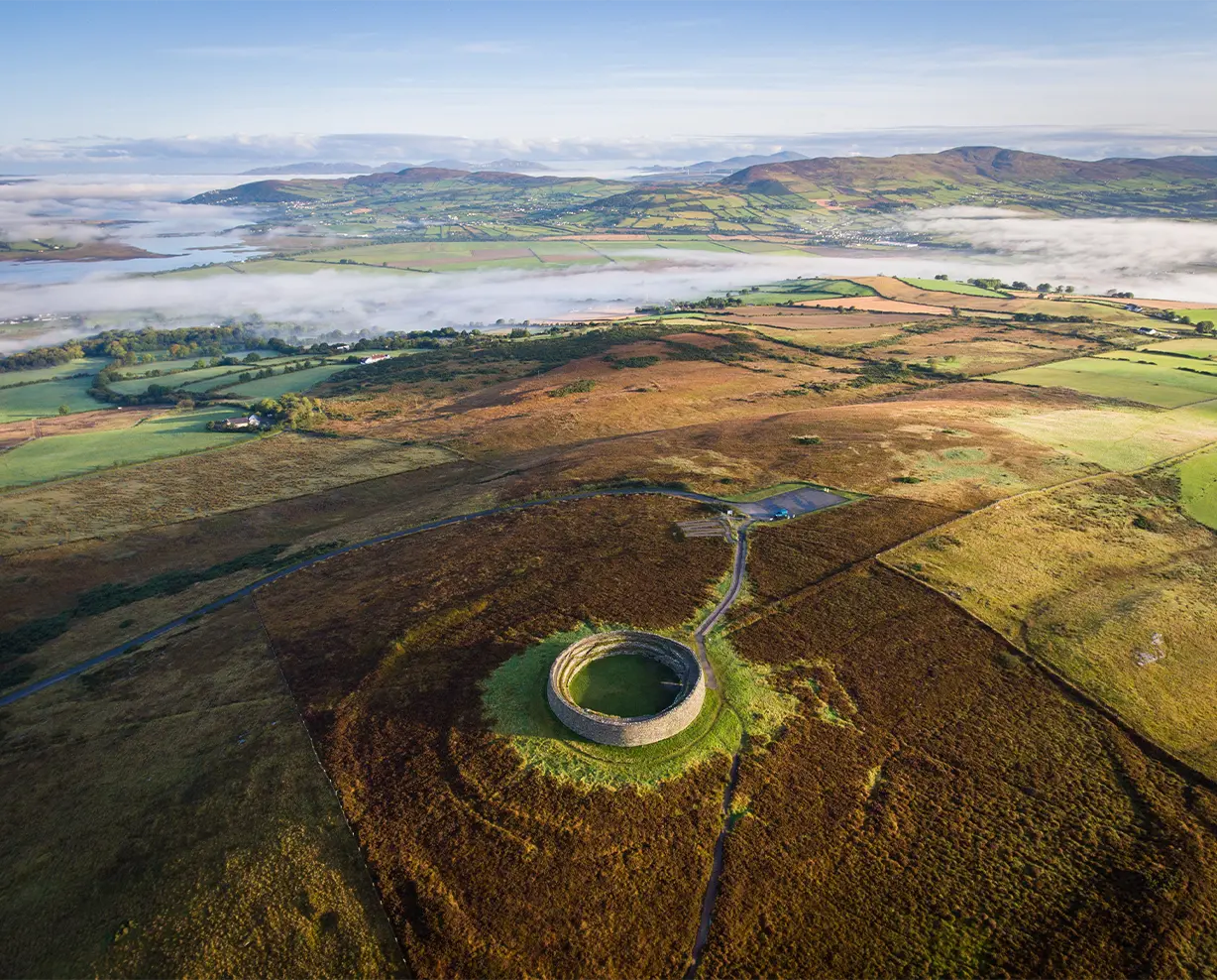 Aerial view of Ring Fort
