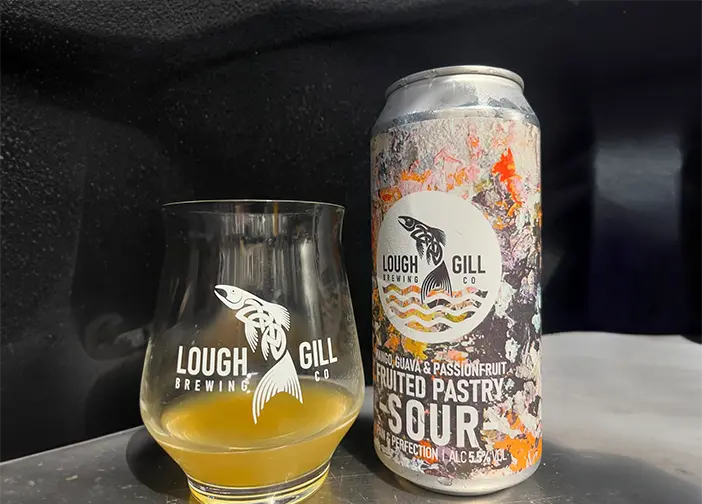 Lough Gill Beer in can and glass