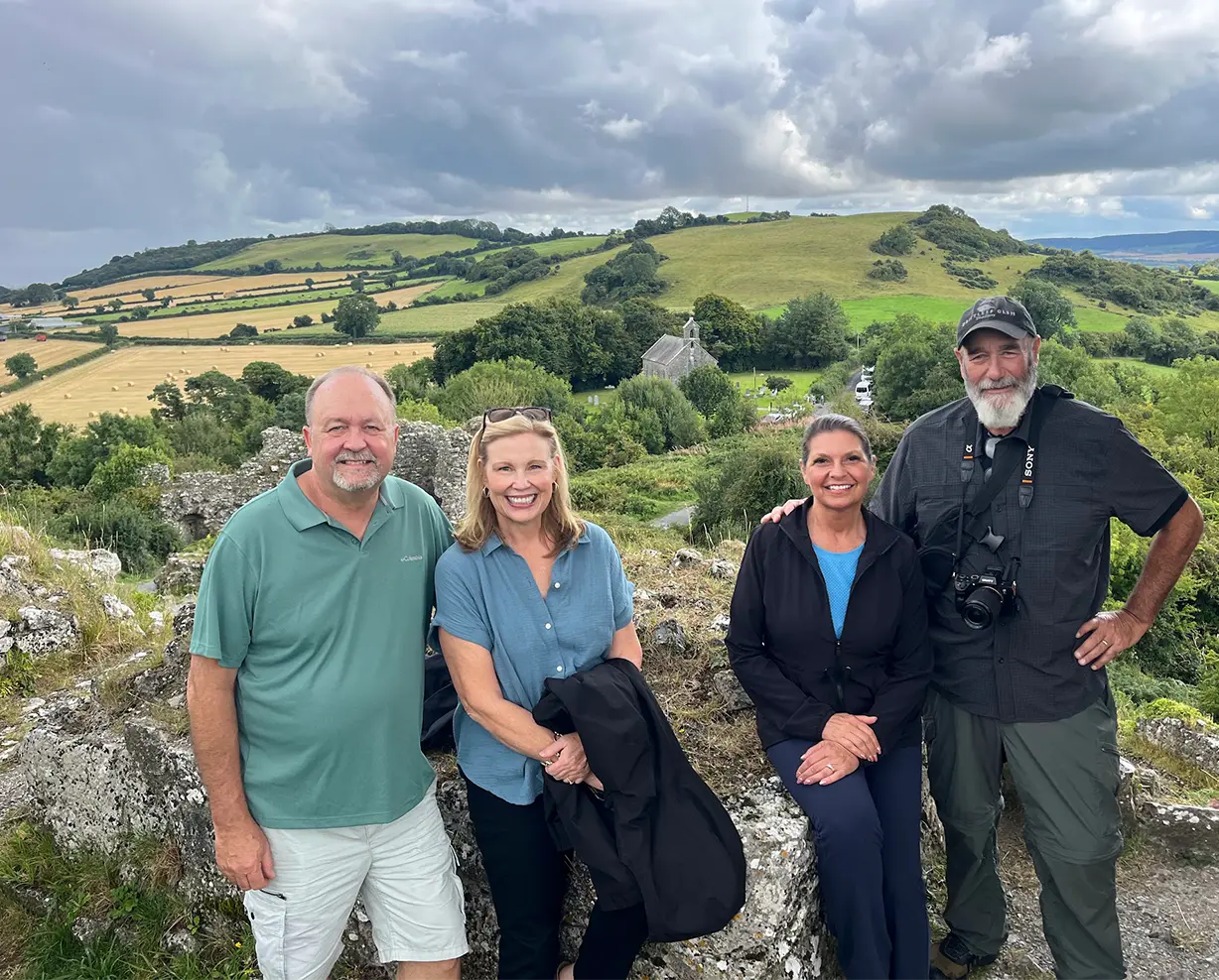 Group up the rock of Cashel