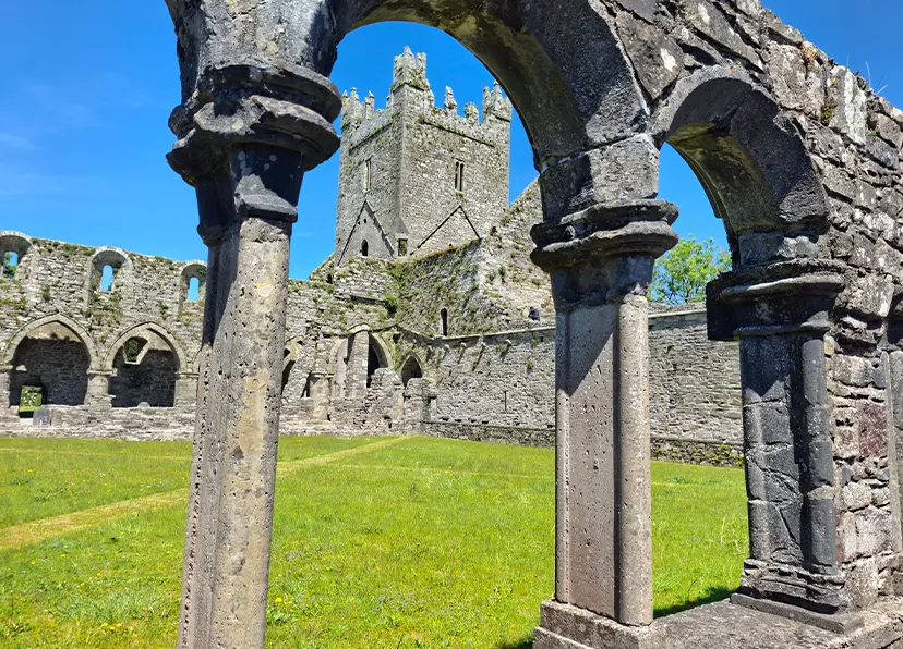 Jerpoint Abbey, a 12th Century structure