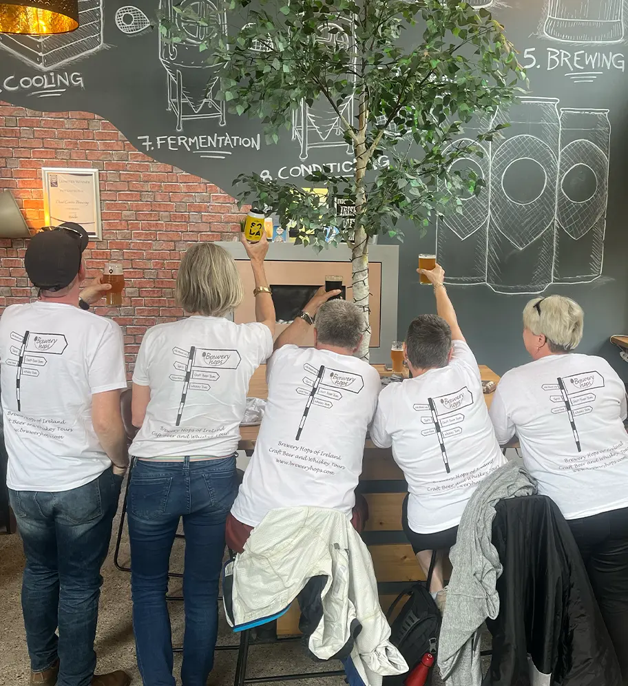 We are all Brewery Hopping on the last stop of the 6 day Wild Atlantic Way tour at Dead Centre Brewery